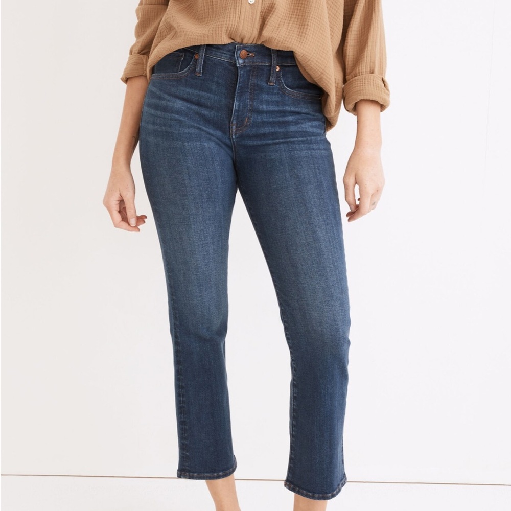 Madewell Cali Demi Boot Cut Crop Women’s Jeans Denim Petite Cropped Bootcut
